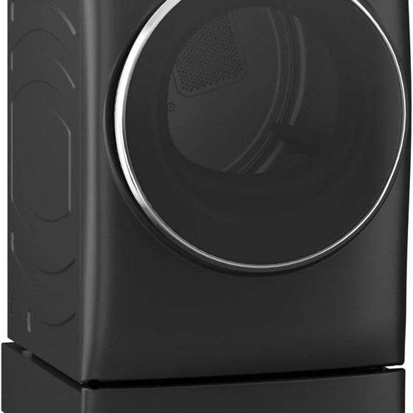 GE Profile – 7.8 cu. ft. Smart Front Load Electric Dryer with Steam and Sanitize Cycle and Washer Link – Carbon Graphite