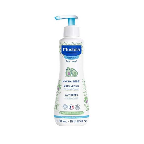 Mustela, Hydra Bebe Body Lotion with Organically Farmed Avocado, 300 ml