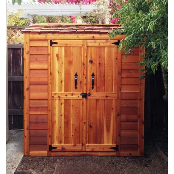 6 ft. W x 3 ft. D Grand Garden Chalet Cedar Wood Tool Shed