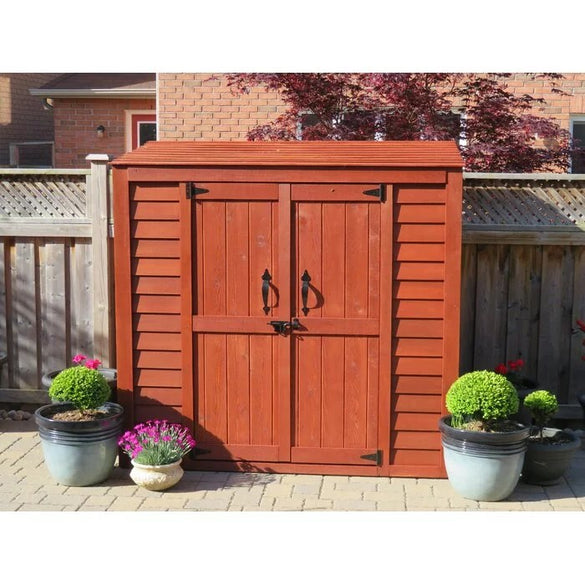 6 ft. W x 3 ft. D Grand Garden Chalet Cedar Wood Tool Shed