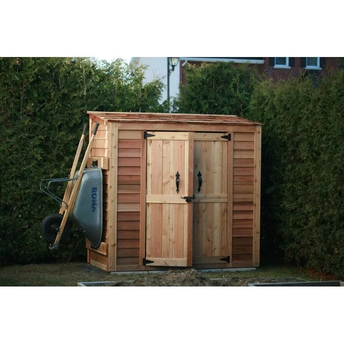 6 ft. W x 3 ft. D Grand Garden Chalet Cedar Wood Tool Shed