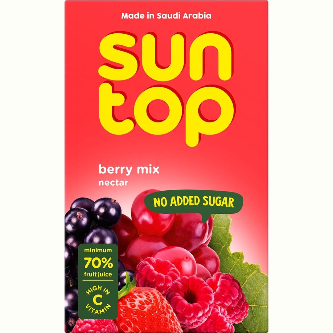 Suntop Berry Mix no added sugar, 18 x 180 ml