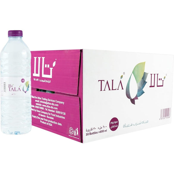 Tala Water Bottle 600 ml, 30-Pack