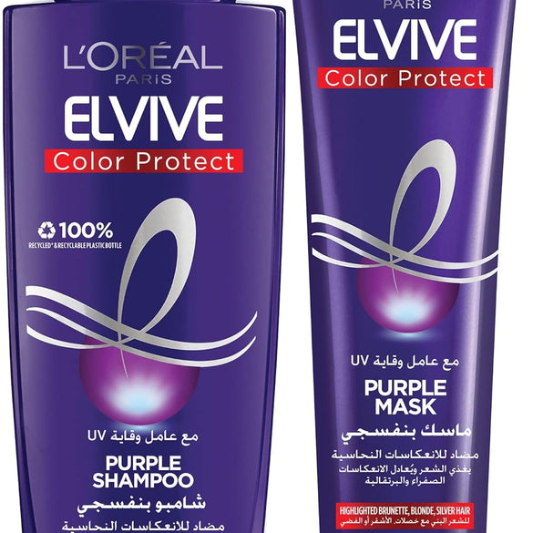 L’Oréal Paris Elvive Colour Protect Purple Shampoo + Conditioner