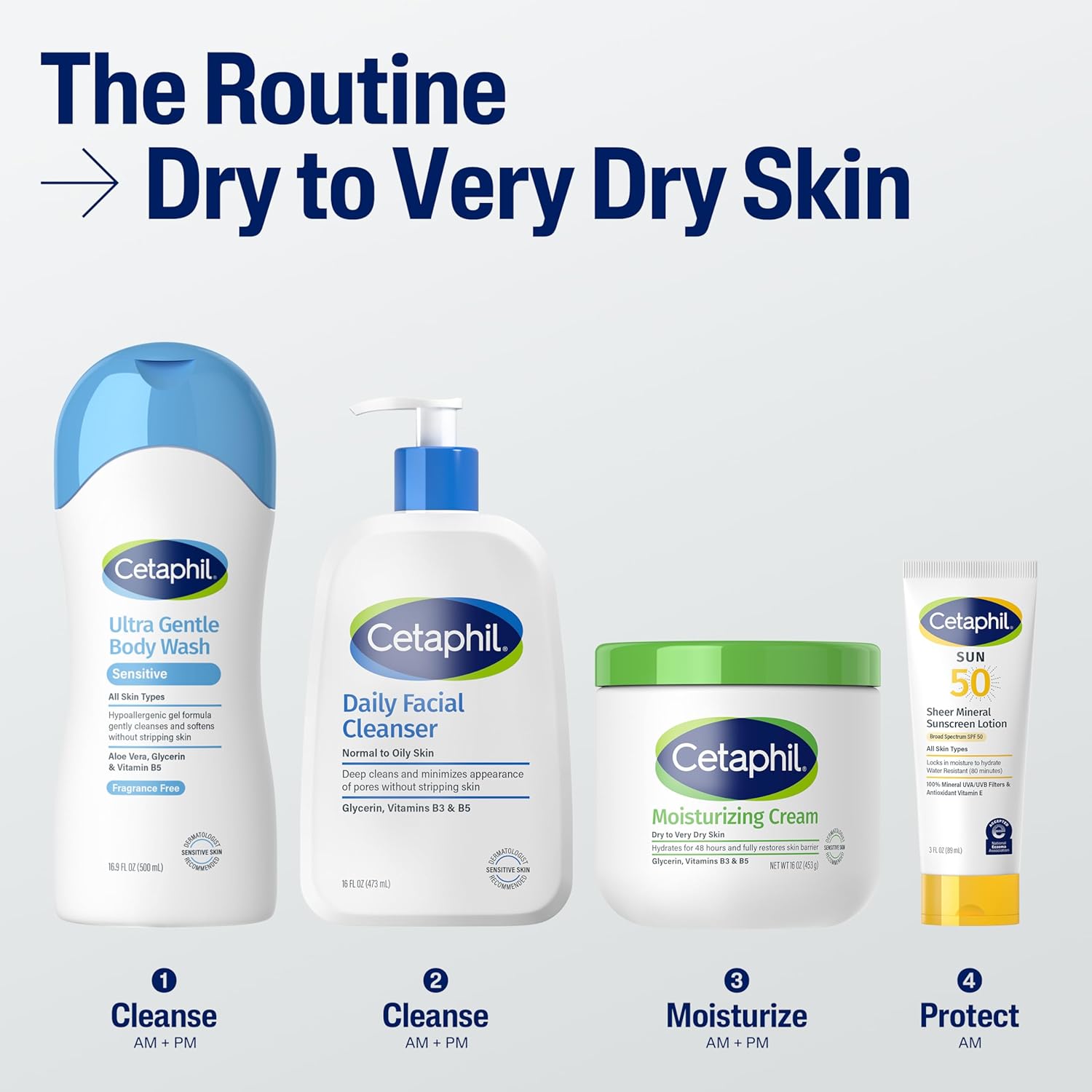 Cetaphil Moisturizing Cream 453g (Pack of 2)