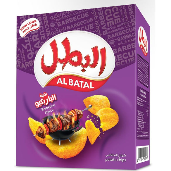 Al Batal Potato BBQ Chips, 12 x 23 g