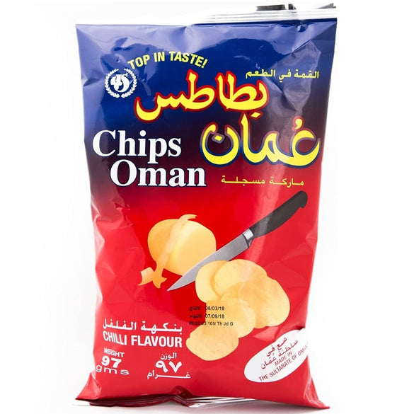 Chips Oman Potato Chips Chilli Flavor