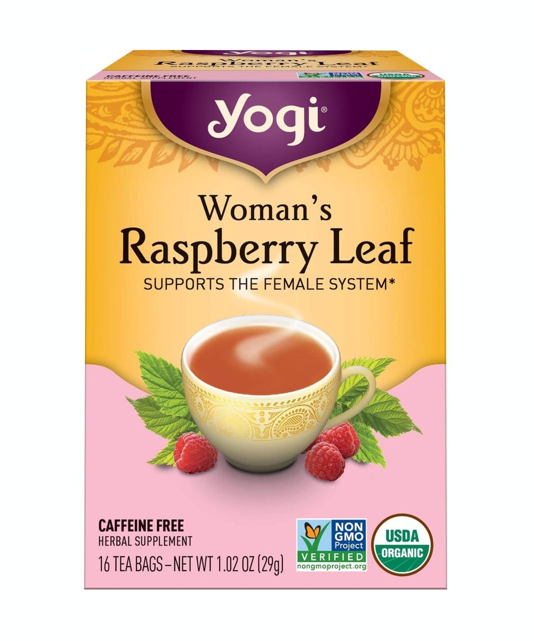 Yogi Women's Raspberry Leaf Tea
