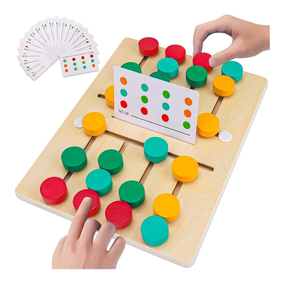 Color & Shape Matching Puzzle for Two-Player