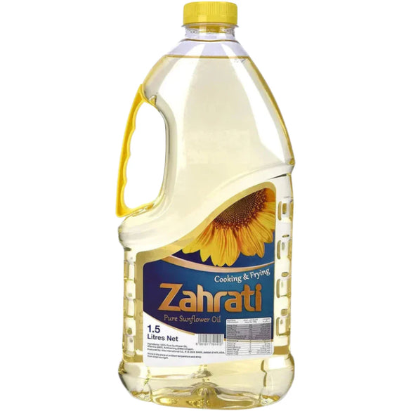 Zahrati Sunflower Cooking Oil, 1.5 Liter - Pack of 1