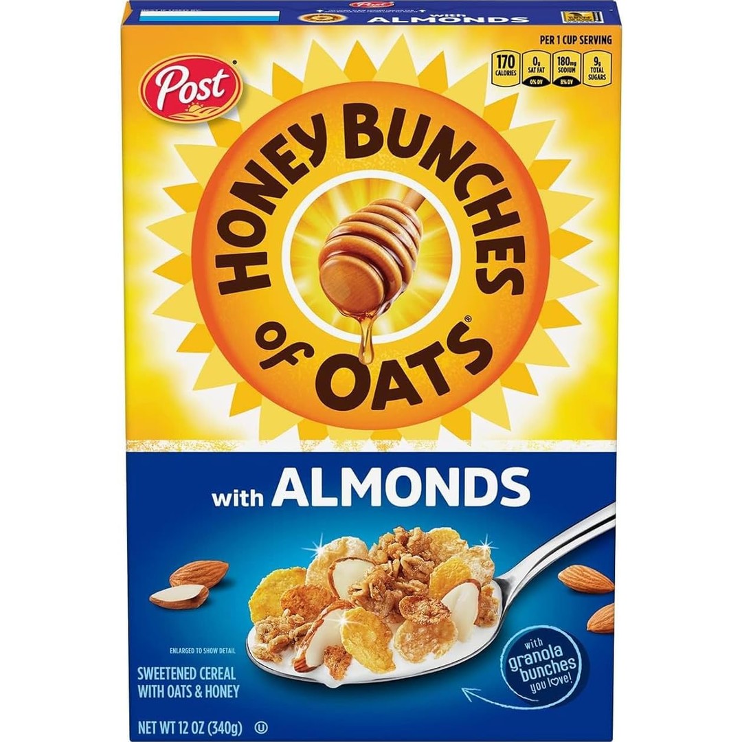 Honey Bunches of Oats Post with Crispy Almonds, 411g - Pack 1