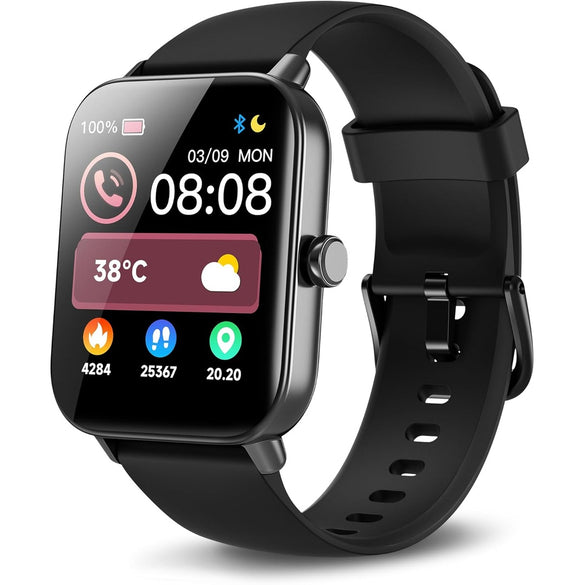 Tensky Smart Watch for Women (Alexa Built-in & Bluetooth Call), 1.8" Smartwatch with SpO2/Sleep/Stress Monitor, Calorie/Step/Distance Counter, 100+ Sport Modes, IP68 Fitness Watch for Android iOS
