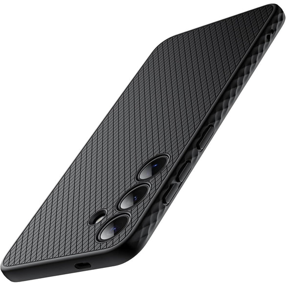 JETech Grip Case for Samsung Galaxy S24 Plus / S24+, Soft TPU Slim Fit Protective Phone Cover with Camera Lens Full Protection, Shockproof (Onyx Black)
