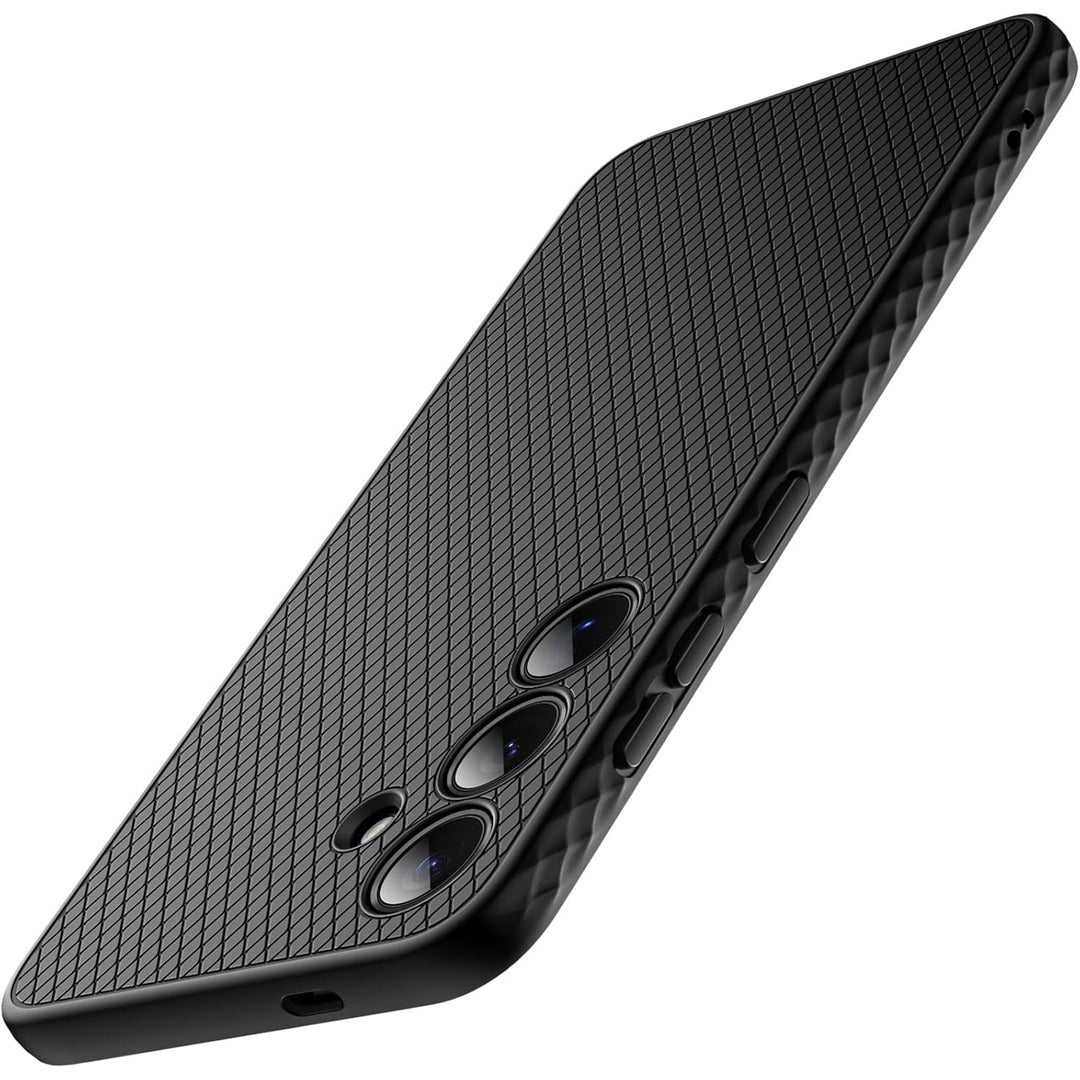 JETech Grip Case for Samsung Galaxy S24 Plus / S24+, Soft TPU Slim Fit Protective Phone Cover with Camera Lens Full Protection, Shockproof (Onyx Black)