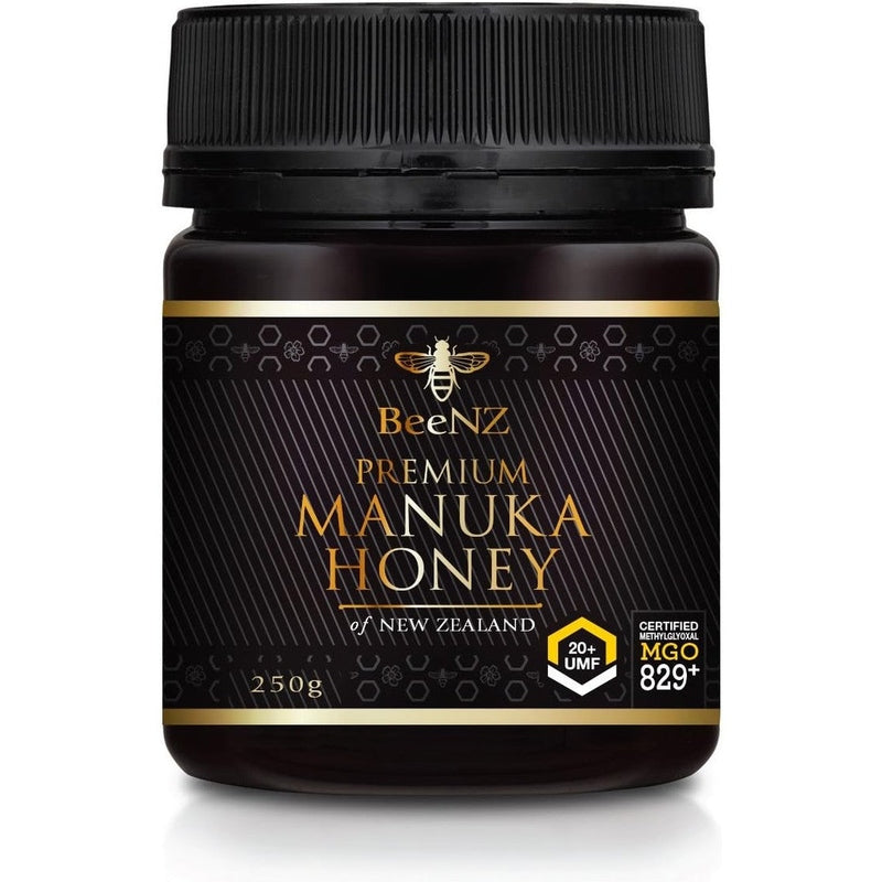 BeeNZ Premium Manuka Honey UMF 20+ (250g) 100% Pure and Natural Honey