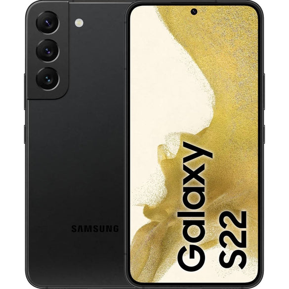 Samsung Galaxy S22 5G Mobile Phone 256GB Dual SIM Android Smartphone Phantom Black (KSA Version)