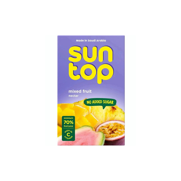 Suntop Mixed Fruits no added sugar, 18 x 180 ml