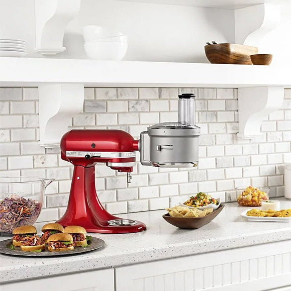 KitchenAid – KSM2FPA Food Processor Attachment Kit with Commercial Style Dicing – Silver