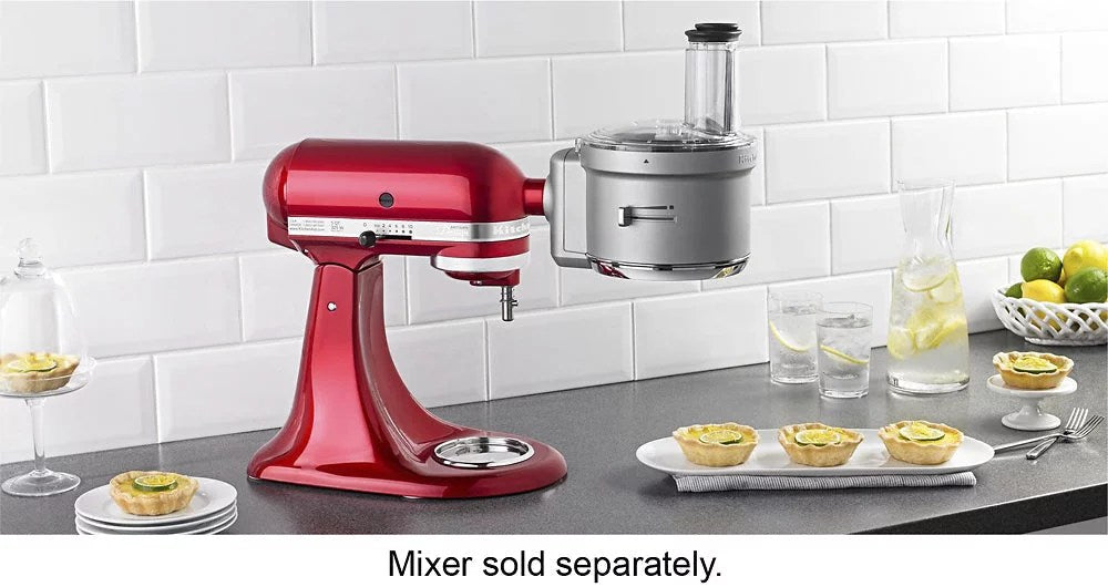 KitchenAid – KSM2FPA Food Processor Attachment Kit with Commercial Style Dicing – Silver