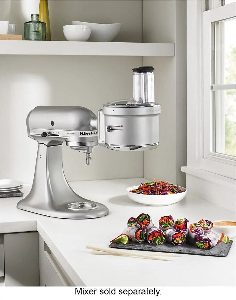 KitchenAid – KSM2FPA Food Processor Attachment Kit with Commercial Style Dicing – Silver
