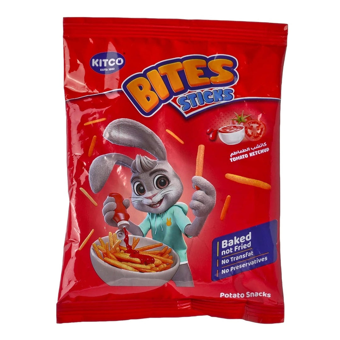 Kitco Bites Tomato Ketchup Potato Sticks, 20 X 16 G, Beige