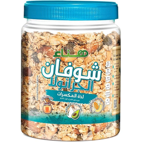 Hanaa Oats Granola Nut Mix, 400G - Pack of 1