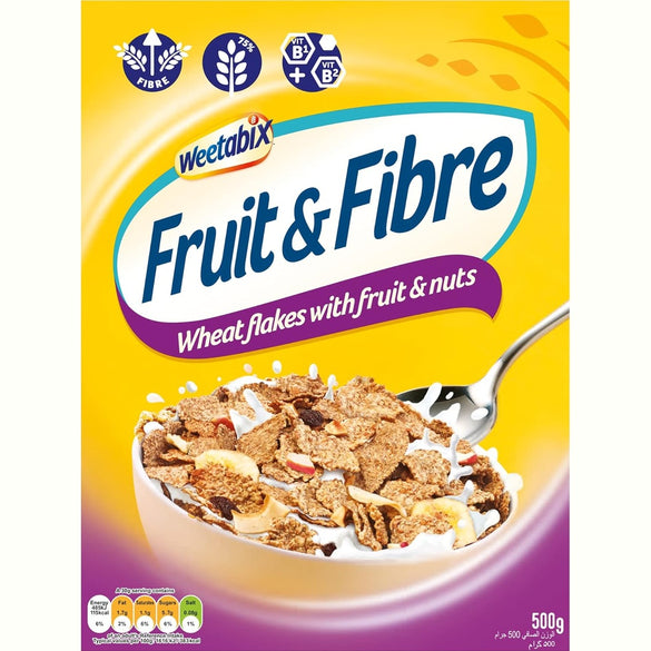 Weetabix Fruit & Fibre 500G, Brown