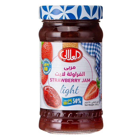 Al Alali Light Strawberry Jam, 340g