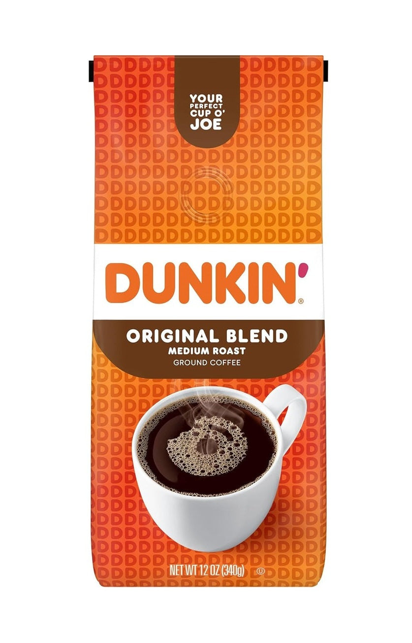 Dunkin' Coffee Original Blend Medium Roast Ground Coffee, 340g