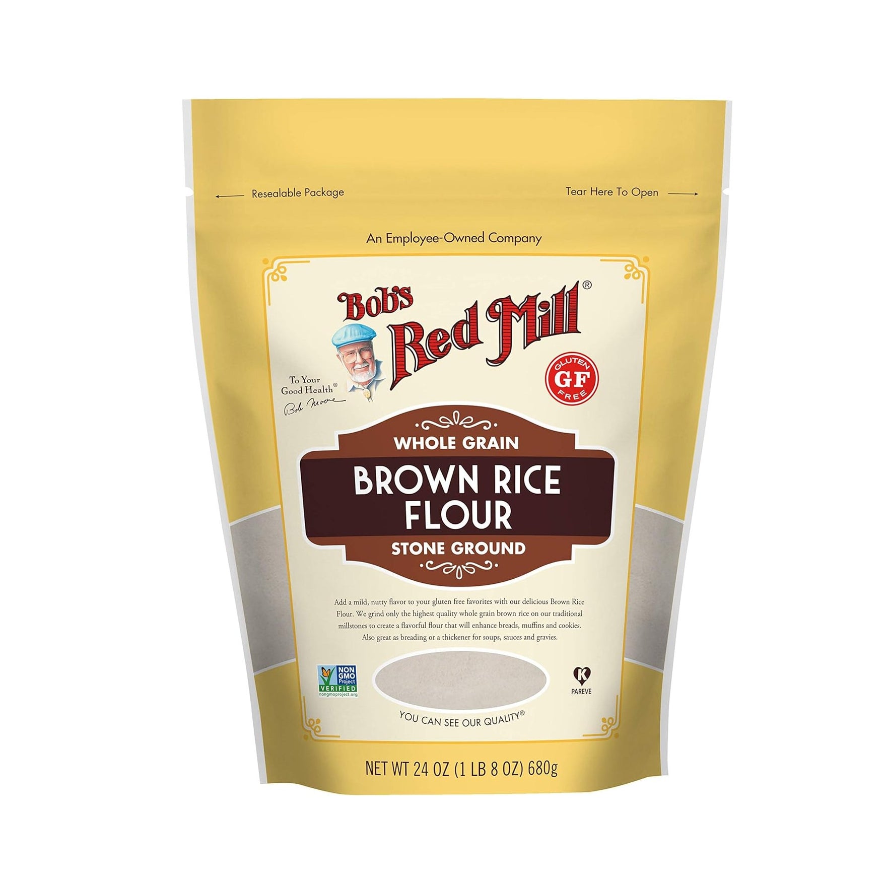Bob's Red Mill Gluten Free Brown Rice Flour, 24 Oz