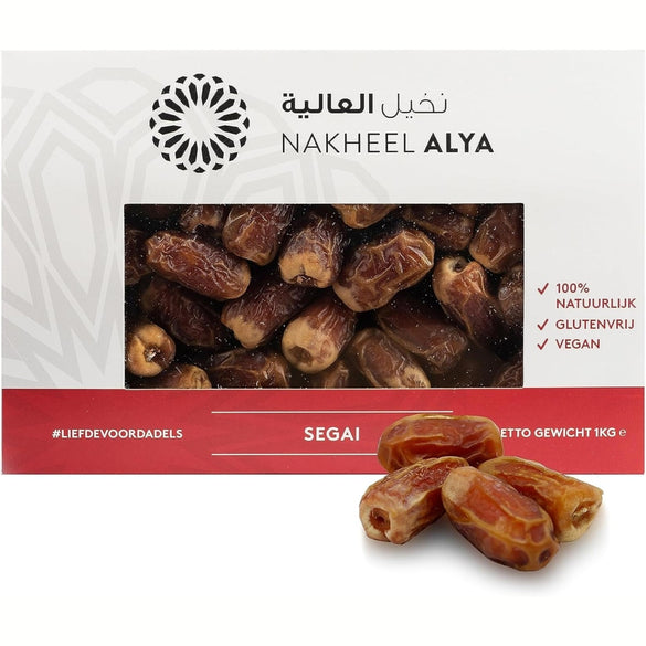 Nakheel Alya Elegance Pack of Segai Dates - 1Kg | Premium Quality Segai Dates