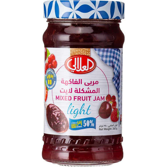 Al Alali Light Jam Mixed Fruits, 340 G