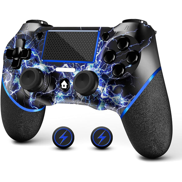 AceGamer Wireless Controller for PS4, Game Controller for Ps4 with Double Vibration,Touchpad, Stereo Headphone Jack, Six Axis Motion Control, Compatible with Ps4/Slim/Pro Console (galaxy)