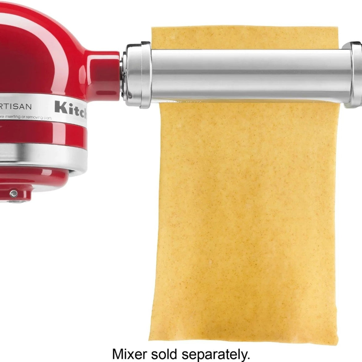 KSMPRA Pasta Roller Attachments for Most KitchenAid Stand Mixers – Stainless-Steel