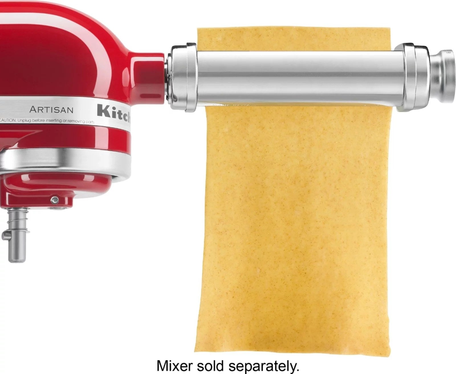 KSMPRA Pasta Roller Attachments for Most KitchenAid Stand Mixers – Stainless-Steel