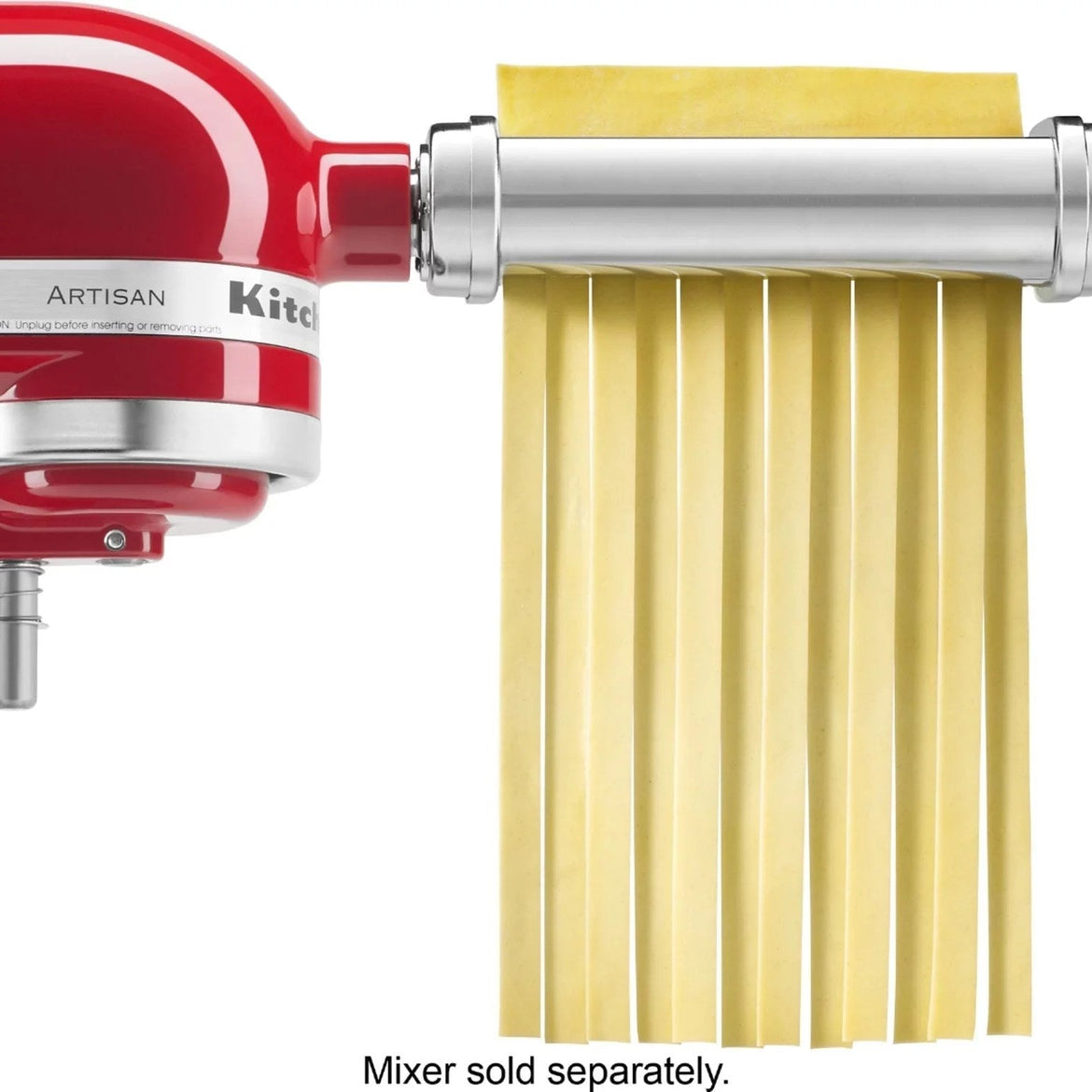 KSMPRA Pasta Roller Attachments for Most KitchenAid Stand Mixers – Stainless-Steel