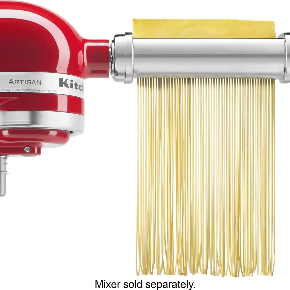 KSMPRA Pasta Roller Attachments for Most KitchenAid Stand Mixers – Stainless-Steel