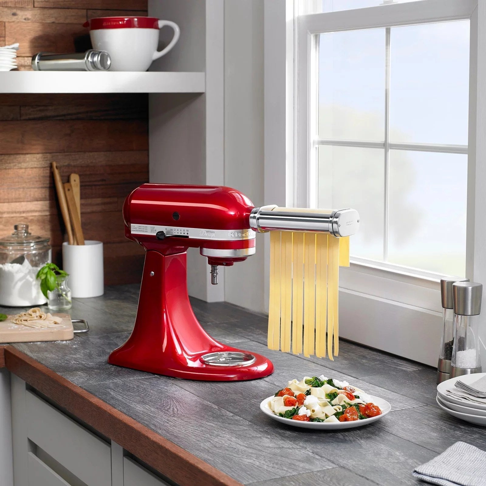 KSMPRA Pasta Roller Attachments for Most KitchenAid Stand Mixers – Stainless-Steel