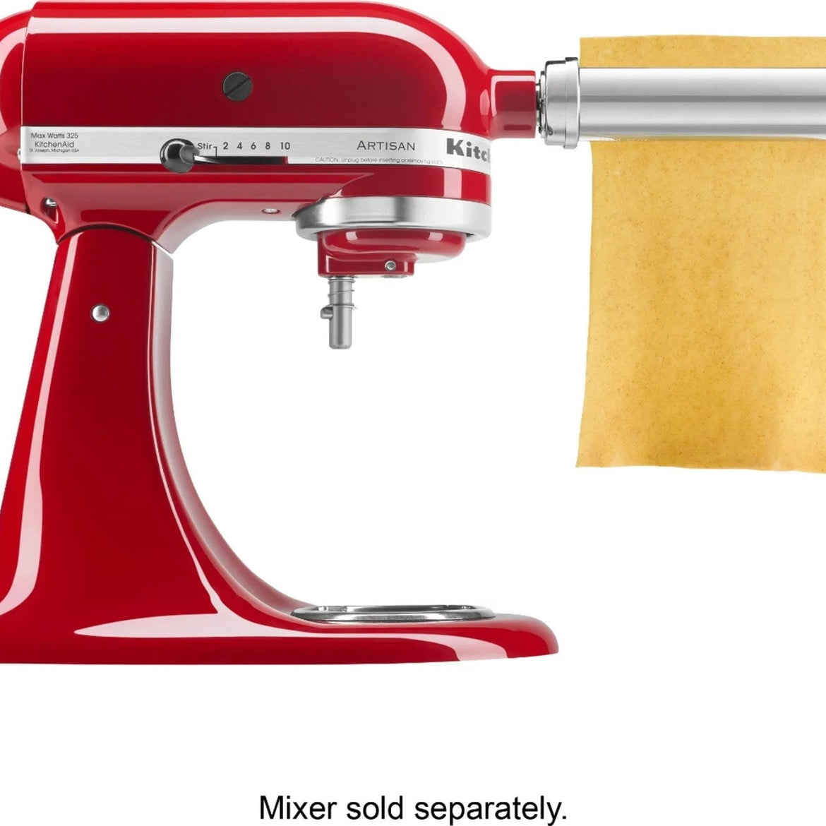 KSMPRA Pasta Roller Attachments for Most KitchenAid Stand Mixers – Stainless-Steel