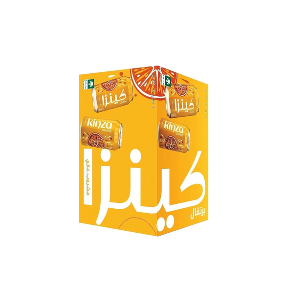 Kinza orange CSD - 360ml x 6 Pcs
