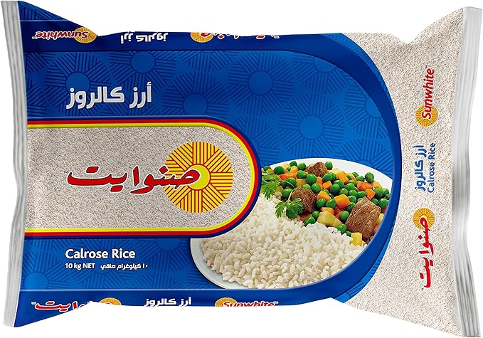 Sunwhite Calrose Medium Grain Rice  - 10 kg