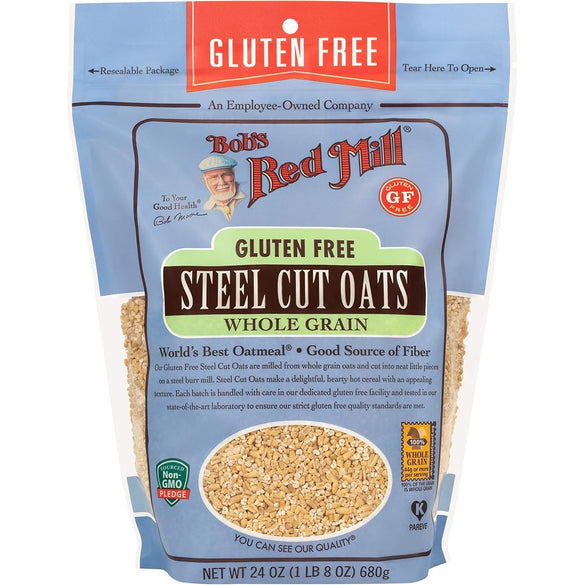 Bob's Red Mill Gluten Free Steel Cut Oats, 24 OZ