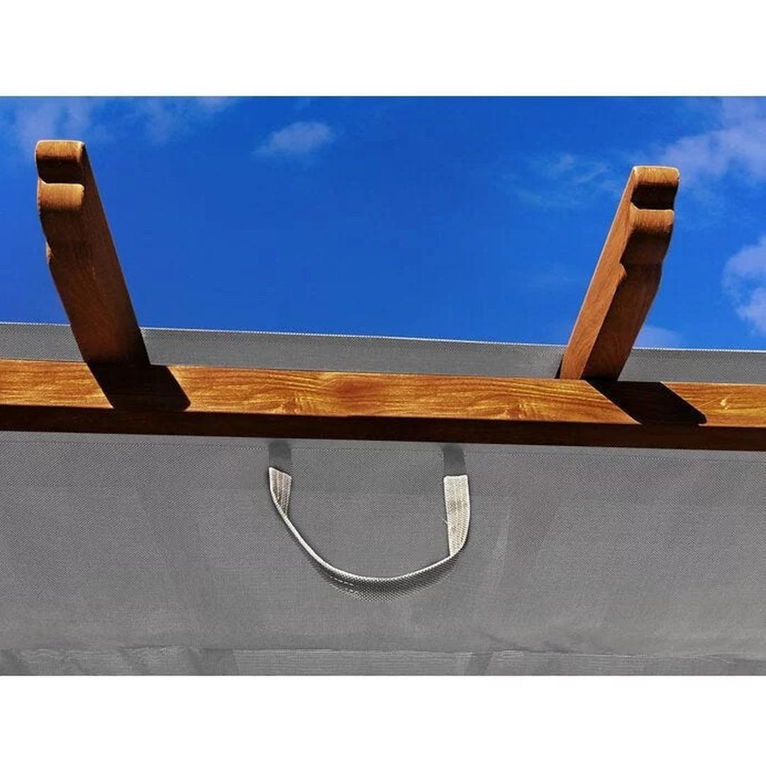 Paragon Outdoor Florence Pergola 11×11, Canadian Cedar / Cocoa