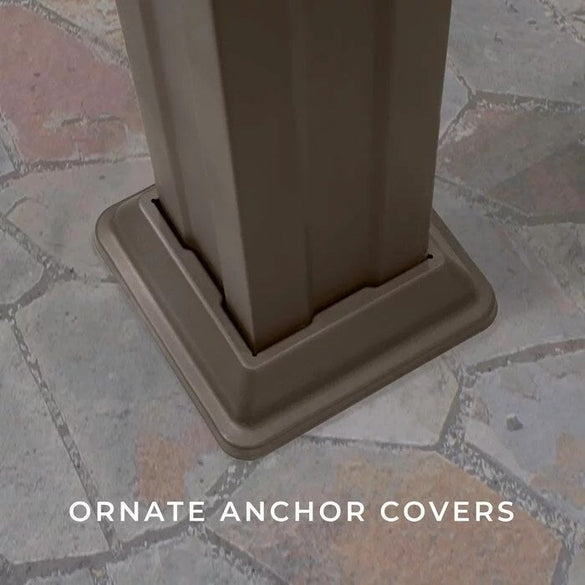 Backyard Discovery 12 ft. x 10 ft. Steel Traditional Pergola