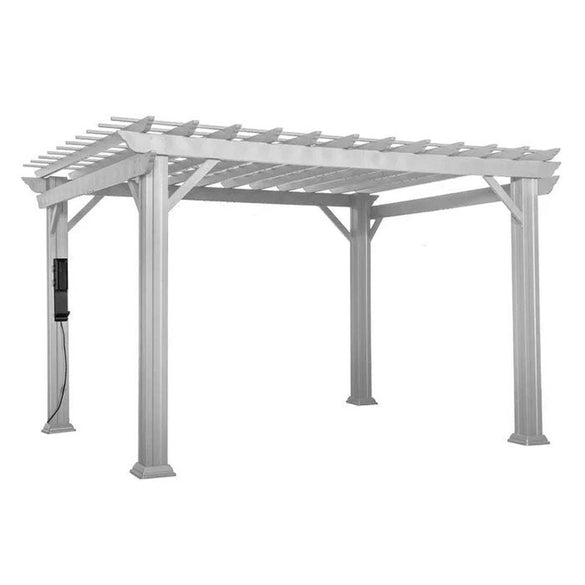 Backyard Discovery 16 ft. x 12 ft. Steel Traditional Pergola