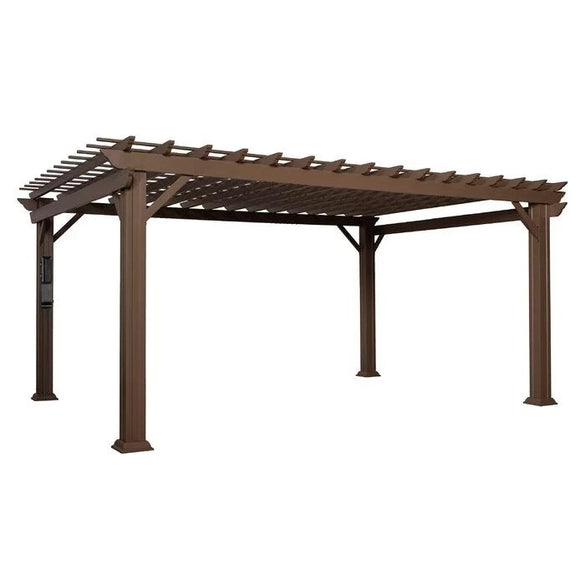 Backyard Discovery 16 ft. x 12 ft. Steel Traditional Pergola