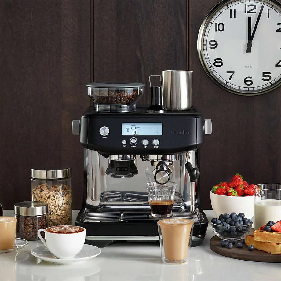 The Breville Barista Pro Espresso Machine- Black Truffle