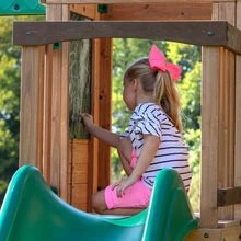 Backyard Discovery Bristol Point Cedar Swing Set/Playset(Assembled)