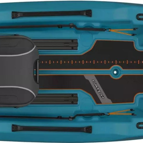 Pelican Catch Pwr 100 Single-Person Fishing Boat – Turquoise Blue