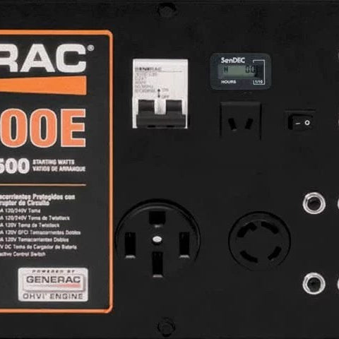 Generac 5734 GP15000E 15000-Watt Electric Start Gas-Powered Portable Generator